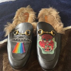 Used Gucci Princetown loafer UFO rainbow edition
